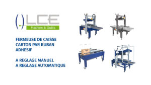 FERMEUSE CAISSE CARTON scotcheuses