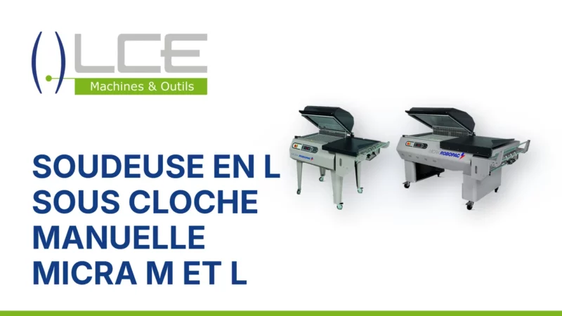 Soudeuse en L manuelle, souder et rétracter