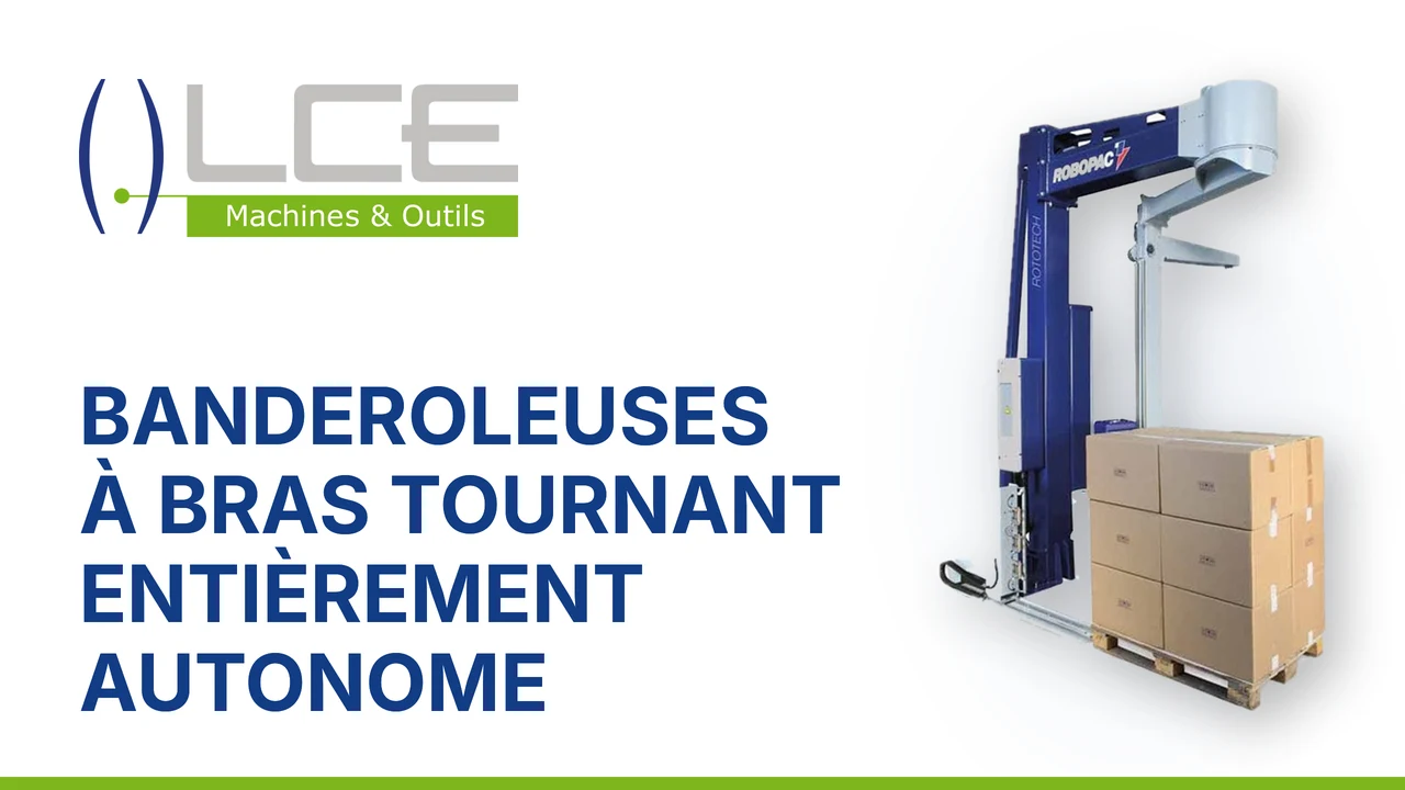 Banderoleuses à bras tournant