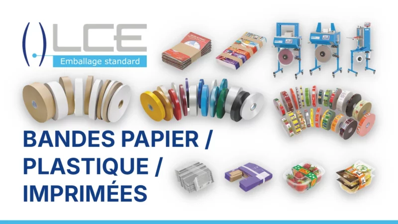 Bandes papier / plastique / imprimées