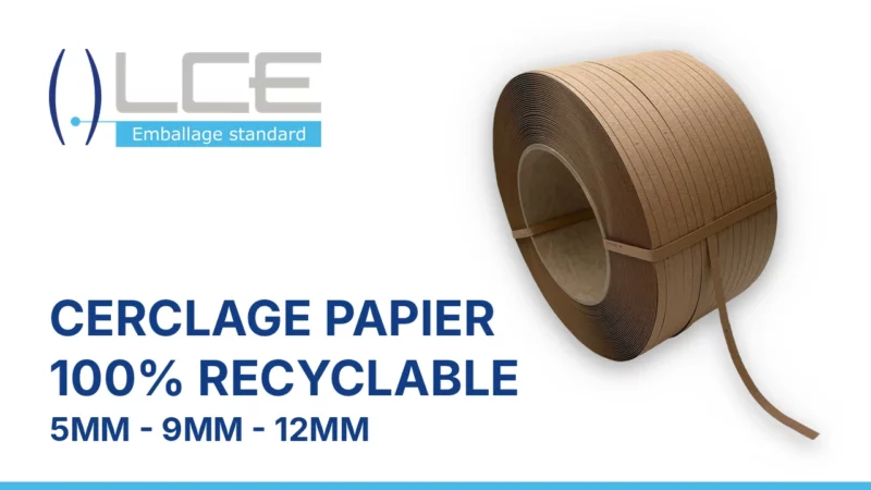 Cerclage et feuillard papier