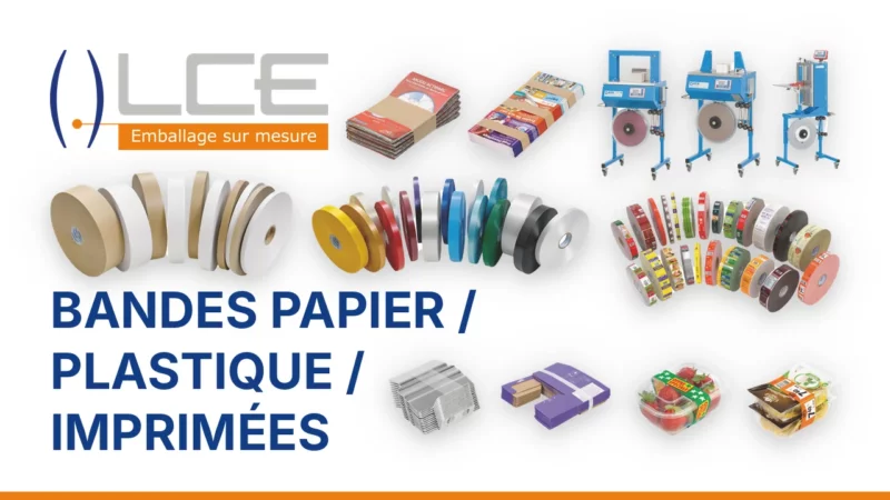Bandes papier / plastique / imprimées