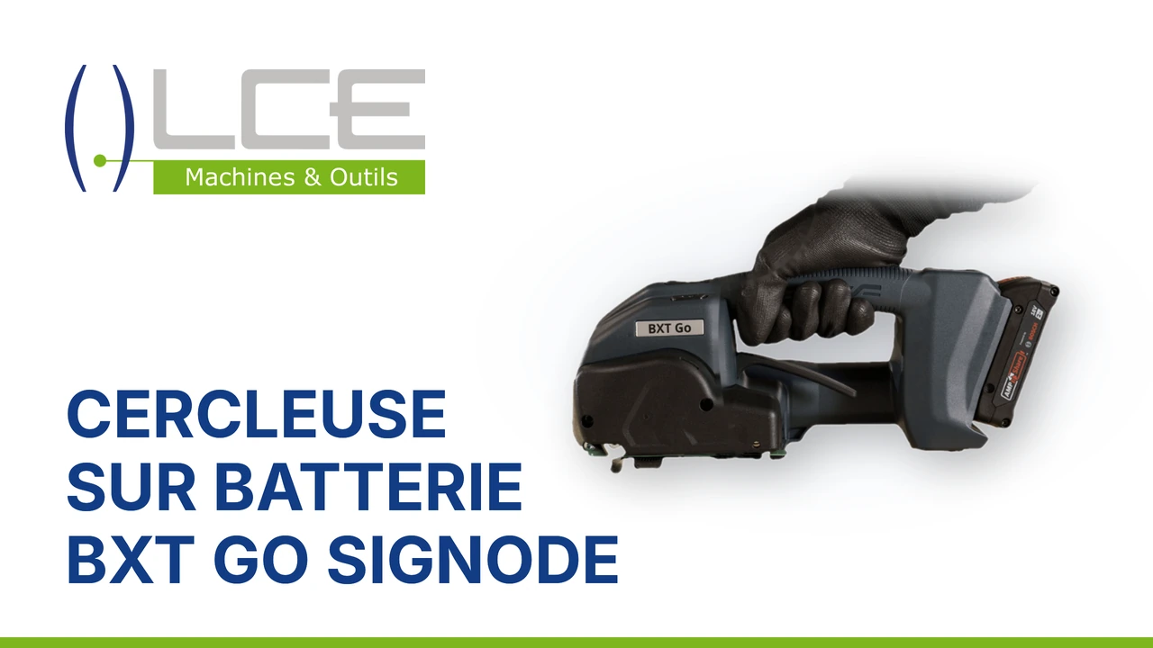 Cercleuse sur batterie BXT Go SIGNODE